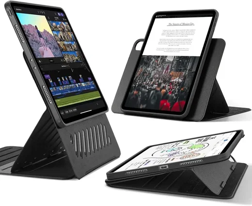 ESR Shift Apple iPad Air 13 (24/25/26) Hoes Book Case Sleep/Wake Zwart afbeelding 1