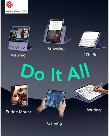 ESR Shift Apple iPad Air 13 (24/25) Hoes Book Case Sleep/Wake Paars afbeelding 3