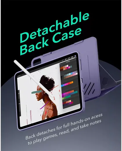 ESR Shift Apple iPad Air 13 (24/25) Hoes Book Case Sleep/Wake Paars afbeelding 7