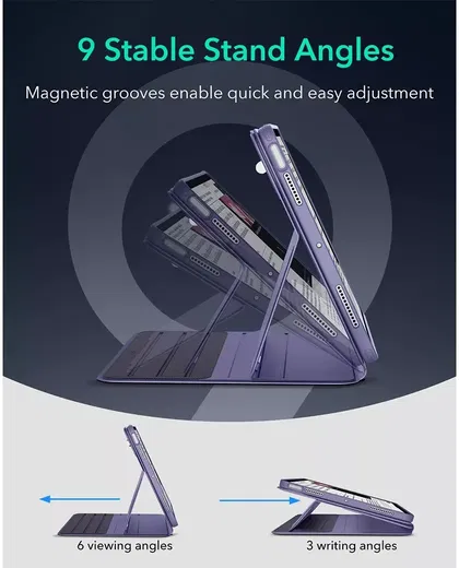 ESR Shift Apple iPad Air 13 (24/25) Hoes Book Case Sleep/Wake Paars afbeelding 8