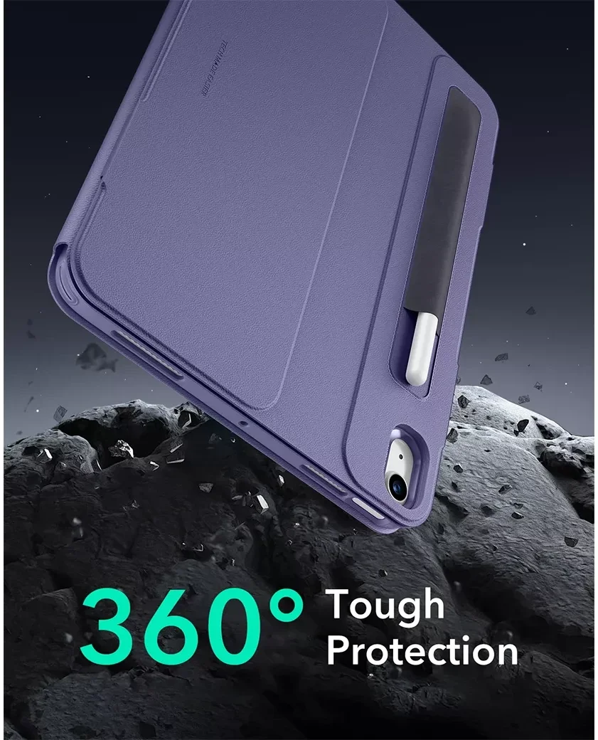 ESR Shift Apple iPad Air 13 (24/25) Hoes Book Case Sleep/Wake Paars afbeelding 9