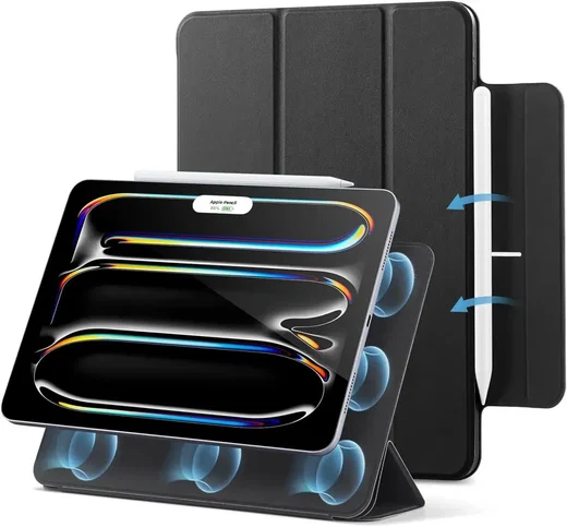 ESR Rebound Magnetic iPad Pro 11 (2024/2025) Hoes Book Case Zwart afbeelding 1