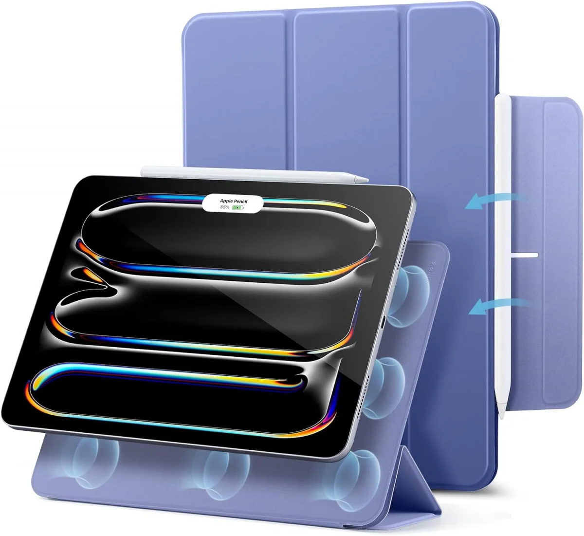 ESR Rebound Magnetic iPad Pro 11 (2024/2025) Hoes Book Case Paars afbeelding 1