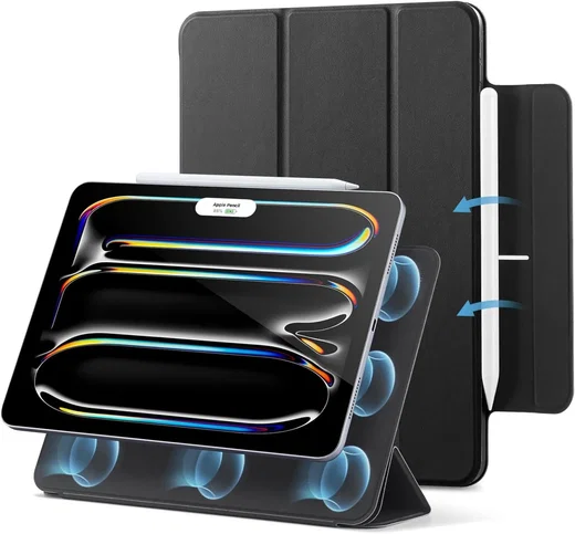 ESR Rebound Magnetic iPad Pro 13 (2024/2025) Hoes Book Case Zwart afbeelding 1