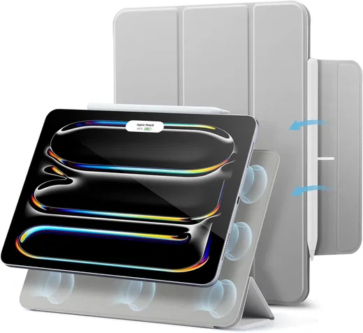 ESR Rebound Magnetic iPad Pro 13 (2024/2025) Hoes Book Case Grijs afbeelding 1