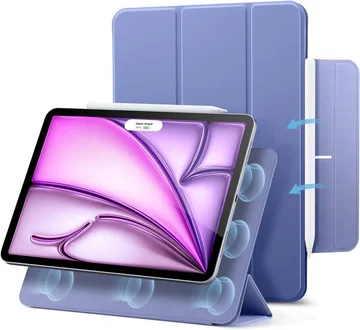 ESR Rebound Magnetic Apple iPad Air 13 (24/25/26) Hoes Book Case Paars
