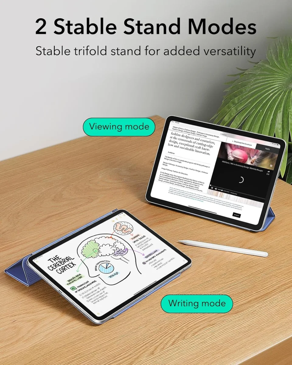 ESR Rebound Magnetic Apple iPad Air 13 (24/25/26) Hoes Book Case Paars afbeelding 6