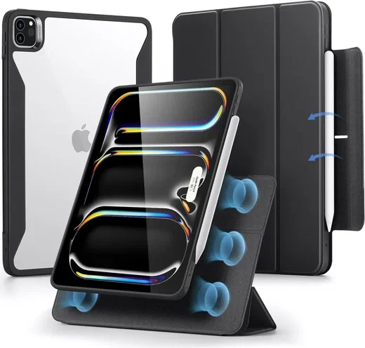 ESR Rebound Hybrid 360 iPad Pro 11 (2024/2025) Hoes Book Case Zwart afbeelding 1