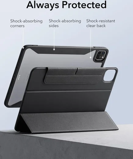 ESR Rebound Hybrid 360 iPad Pro 11 (2024/2025) Hoes Book Case Zwart afbeelding 9