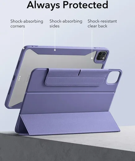 ESR Rebound Hybrid 360 iPad Pro 11 (2024/2025) Hoes Book Case Paars afbeelding 4