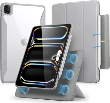 ESR Rebound Hybrid 360 iPad Pro 11 (2024/2025) Hoes Book Case Grijs