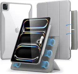 ESR Rebound Hybrid 360 iPad Pro 11 (2024/2025) Hoes Book Case Grijs afbeelding
