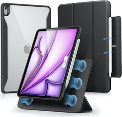 ESR Rebound Hybrid 360 iPad Air 13 (24/25) Hoes Book Case Zwart afbeelding