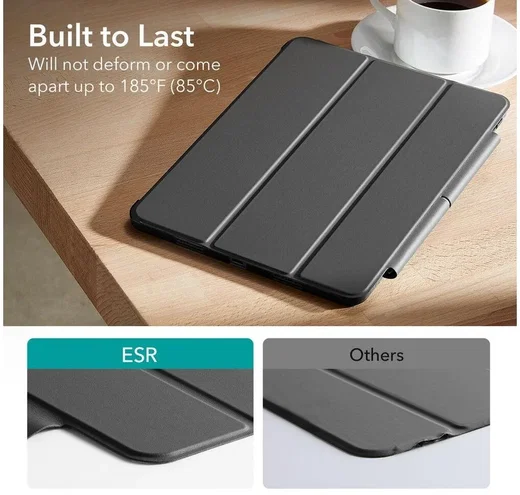 ESR Ascend Trifold iPad Pro 11 (2024/2025) Hoes Book Case met Sleep/Wake Zwart afbeelding 9