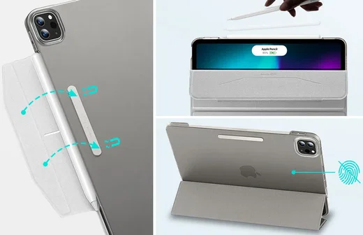 ESR Ascend Trifold iPad Pro 11 (2024/2025) Hoes Book Case met Sleep/Wake Grijs afbeelding 10