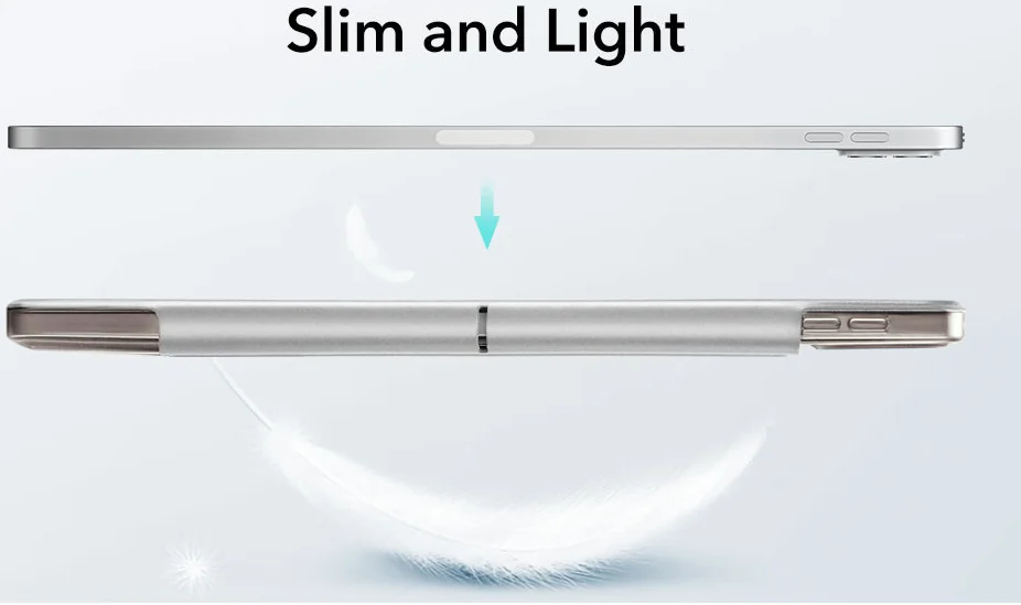 ESR Ascend Trifold iPad Pro 11 (2024/2025) Hoes Book Case met Sleep/Wake Grijs afbeelding 11