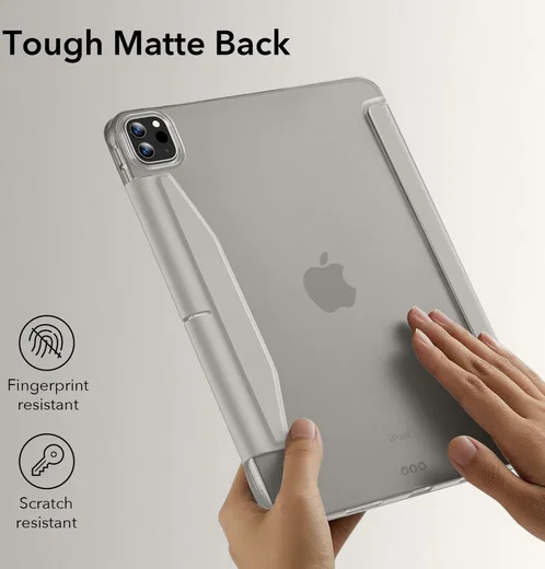 ESR Ascend Trifold iPad Pro 11 (2024/2025) Hoes Book Case met Sleep/Wake Grijs afbeelding 3