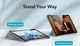ESR Ascend Trifold iPad Pro 11 (2024/2025) Hoes Book Case met Sleep/Wake Grijs afbeelding 9