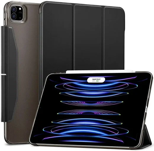 ESR Ascend Trifold iPad Pro 13 (2024/2025) Hoes Book Case met Sleep/Wake Zwart afbeelding 1