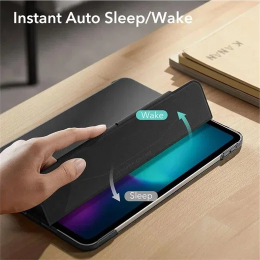 ESR Ascend Trifold iPad Pro 13 (2024/2025) Hoes Book Case met Sleep/Wake Zwart afbeelding 4