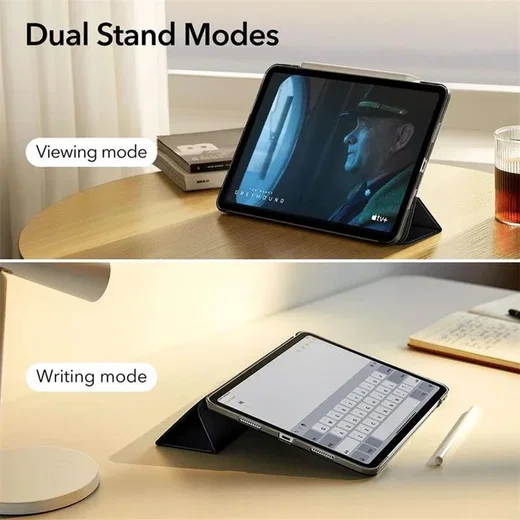 ESR Ascend Trifold iPad Pro 13 (2024/2025) Hoes Book Case met Sleep/Wake Zwart afbeelding 5
