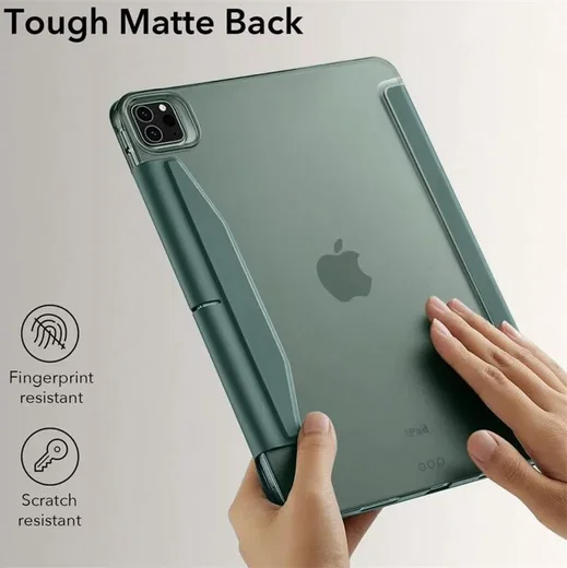 ESR Ascend Trifold iPad Pro 13 (2024/2025) Hoes Book Case met Sleep/Wake Groen afbeelding 2
