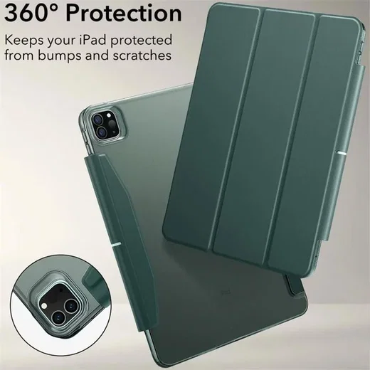 ESR Ascend Trifold iPad Pro 13 (2024/2025) Hoes Book Case met Sleep/Wake Groen afbeelding 3