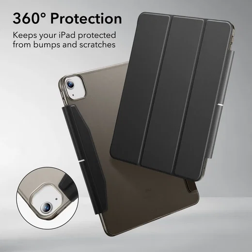 ESR Ascend Trifold Apple iPad Air 13 (24/25/26) Hoes Book Case Sleep/Wake Zwart afbeelding 3