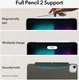 ESR Ascend Trifold Apple iPad Air 13 (24/25/26) Hoes Book Case Sleep/Wake Zwart afbeelding 14