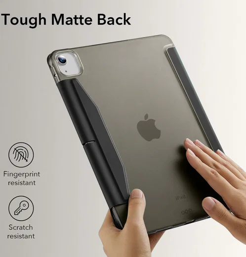 ESR Ascend Trifold Apple iPad Air 13 (24/25/26) Hoes Book Case Sleep/Wake Zwart afbeelding 4