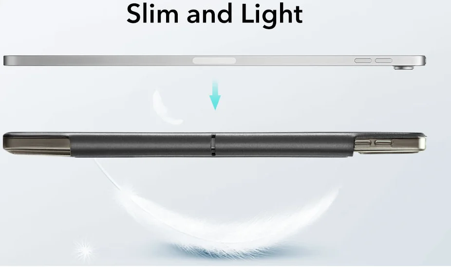 ESR Ascend Trifold Apple iPad Air 13 (24/25/26) Hoes Book Case Sleep/Wake Zwart afbeelding 12
