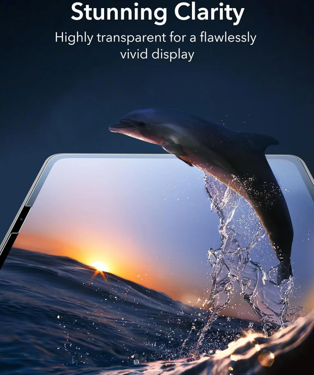 ESR iPad Pro 13 (2024/2025) Screen Protector Tempered Glass (2-Pack) afbeelding 5