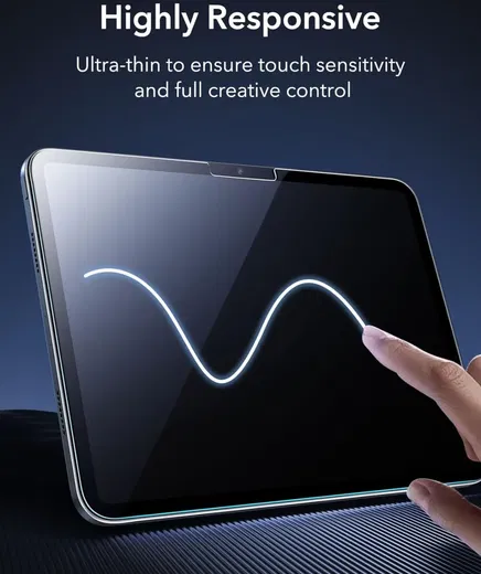 ESR iPad Pro 13 (2024/2025) Screen Protector Tempered Glass (2-Pack) afbeelding 6