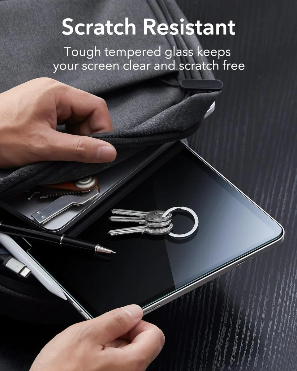 ESR iPad Pro 13 (2024/2025) Screen Protector Tempered Glass (2-Pack) afbeelding 7