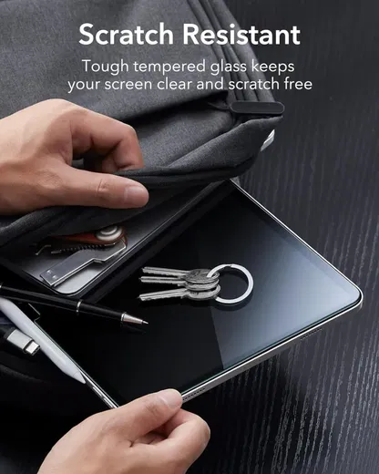 ESR iPad Pro 13 (2024/2025) Screen Protector Tempered Glass (2-Pack) afbeelding 7