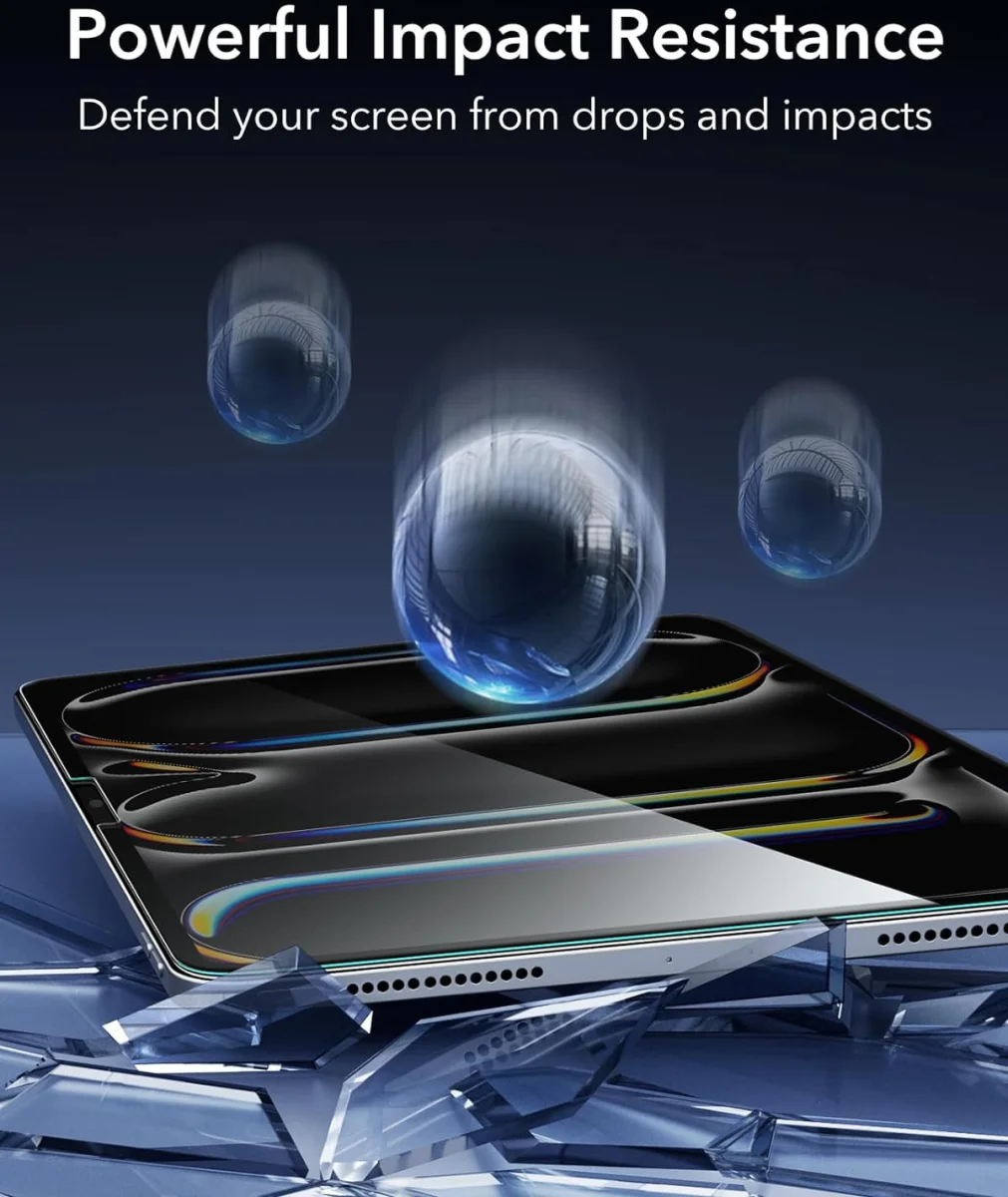 ESR iPad Pro 13 (2024/2025) Screen Protector Tempered Glass (2-Pack) afbeelding 8