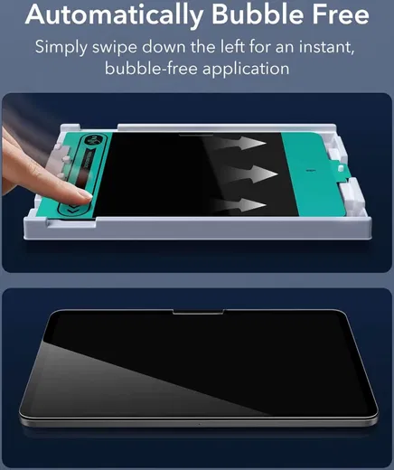 ESR iPad Pro 13 (2024/2025) Screen Protector Tempered Glass (2-Pack) afbeelding 9