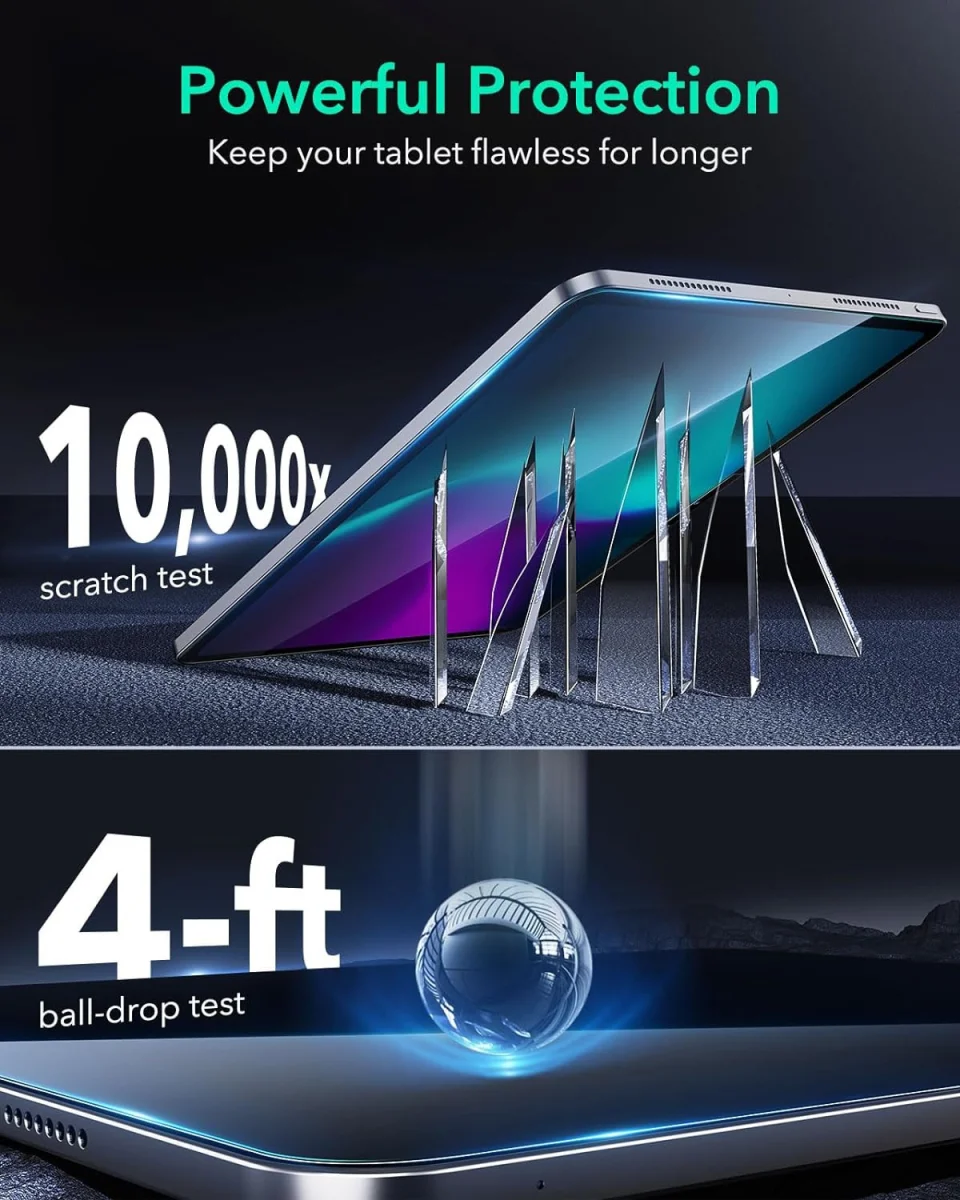 ESR Armorite iPad Pro 13 (2024/2025) Screen Protector 2-Pack afbeelding 8