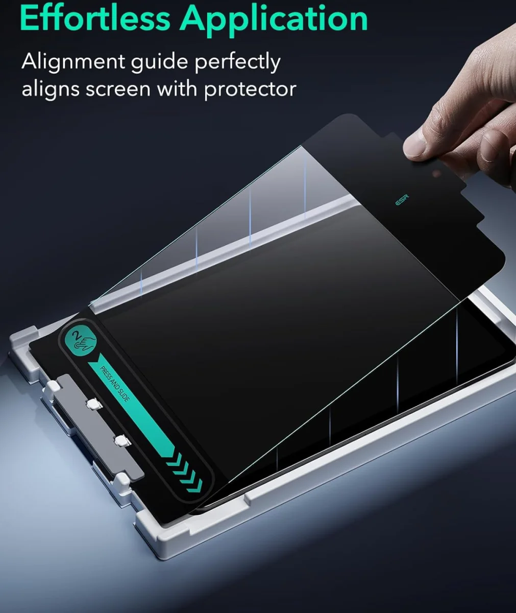 ESR Armorite iPad Pro 12.9 (2022/2021/2020/2018) Screen Protector (2-Pack) afbeelding 3