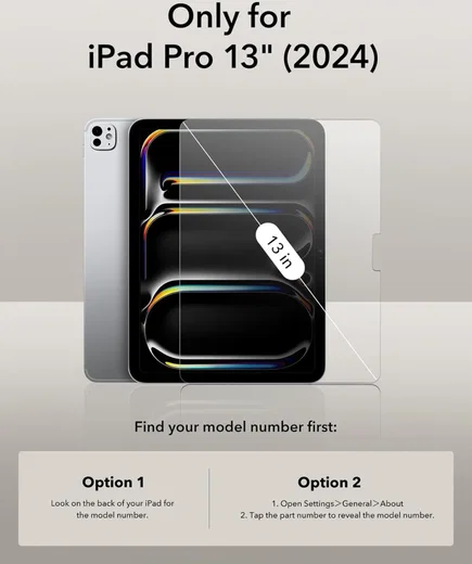 ESR Paper Feel iPad Pro 11 (2024/2025) Screen Protector Papier Gevoel 2-Pack afbeelding 2