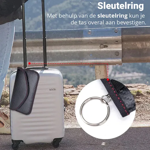 SBG Faraday Bag Universele Signaal Blokkerende Telefoonzak RFID Carbon afbeelding 8