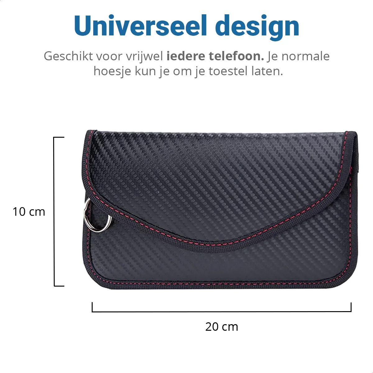 SBG Faraday Bag Universele Signaal Blokkerende Telefoonzak RFID Carbon afbeelding 4