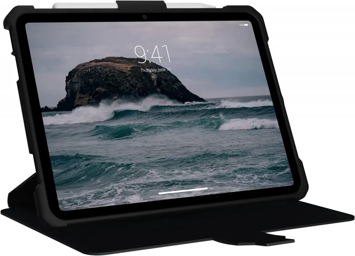 UAG iPad 11 A16 (2025) /10.9 (2022) Book Case Zwart Metropolis afbeelding 4