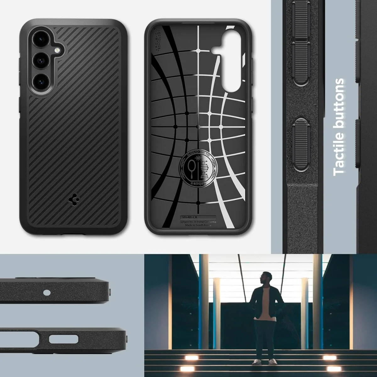 Spigen Core Armor Samsung Galaxy S23 FE Hoesje Back Cover Zwart afbeelding 7