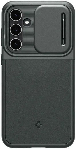 Spigen Optik Armor Samsung Galaxy S23 FE Hoesje Camera Slider Groen afbeelding 10