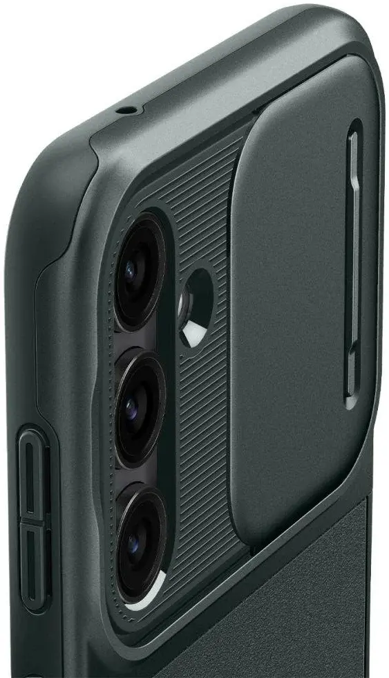 Spigen Optik Armor Samsung Galaxy S23 FE Hoesje Camera Slider Groen afbeelding 13