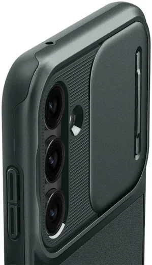 Spigen Optik Armor Samsung Galaxy S23 FE Hoesje Camera Slider Groen afbeelding 13