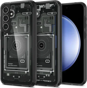 Spigen Ultra Hybrid Zero One Samsung Galaxy S23 FE Hoesje Zwart