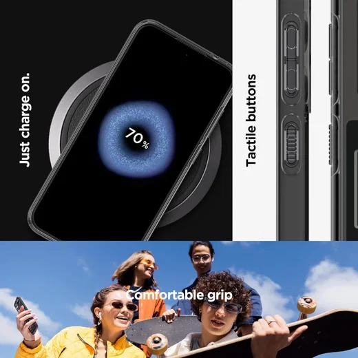Spigen Ultra Hybrid Zero One Samsung Galaxy S23 FE Hoesje Zwart afbeelding 7