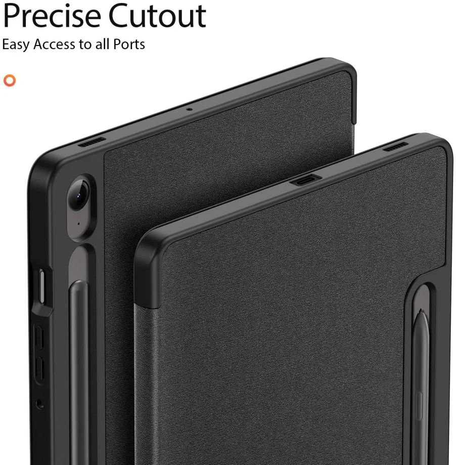 Dux Ducis Domo Samsung Tab S10 Lite / S10 FE / S9 FE / S9 Hoes Book Case Zwart afbeelding 9